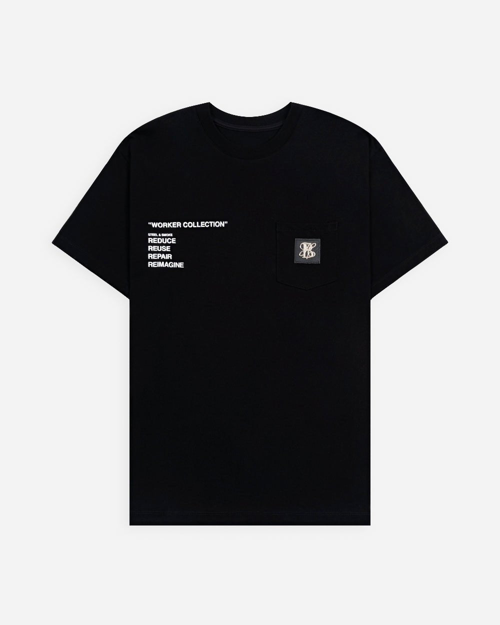 CAMISETA RESIN REGULAR NEGRA