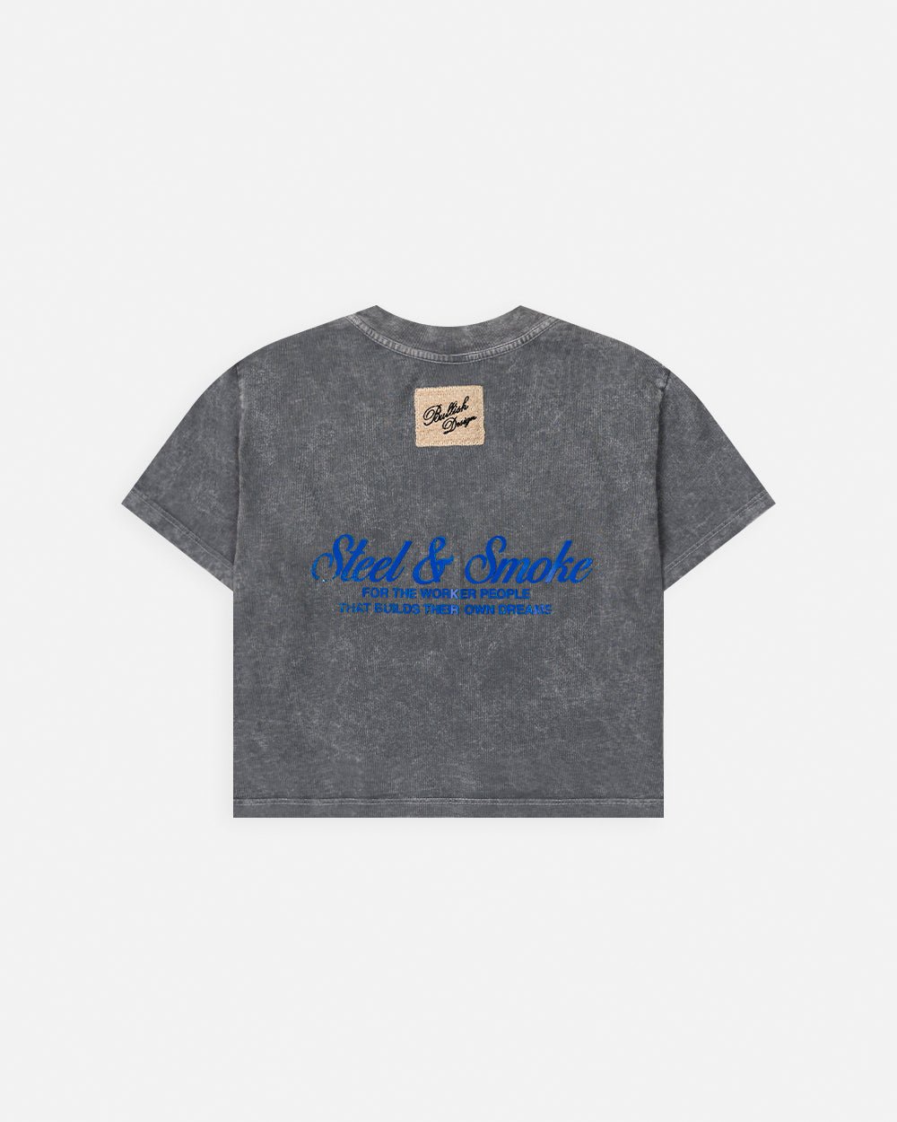 BABY TEE FRAME MUJER GRIS LAVADO