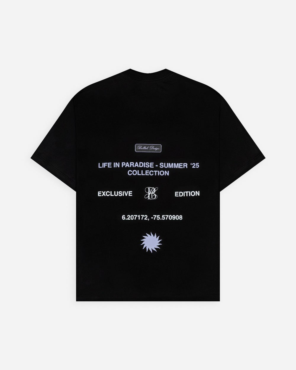 SERENITY BLACK OVERSIZED T SHIRT