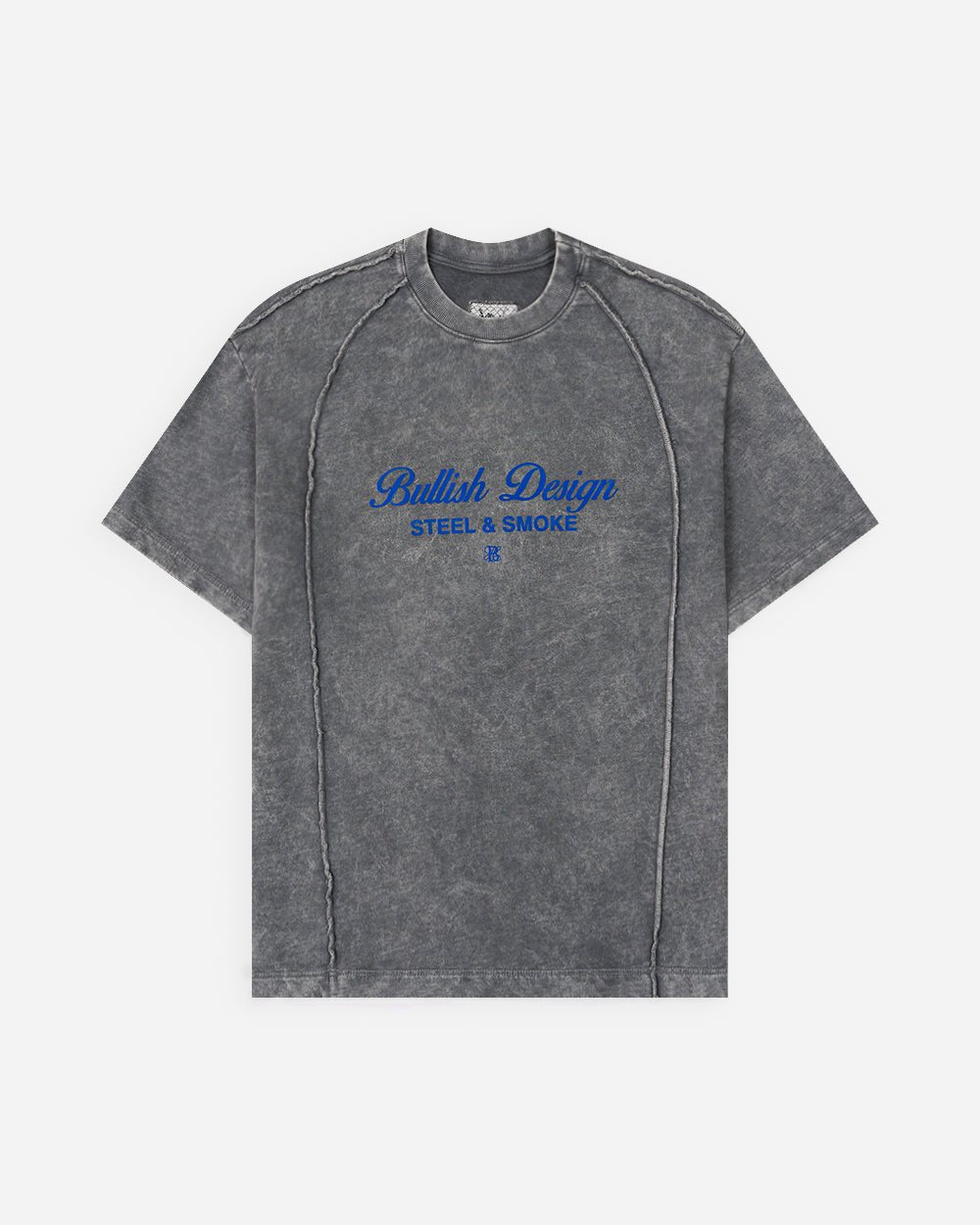 CAMISETA CORRUGATE LAVADA GRIS HOMBRE OVERSIZED