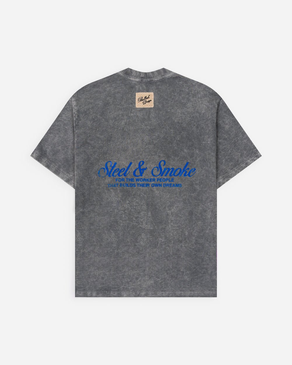 CAMISETA CORRUGATE LAVADA GRIS HOMBRE OVERSIZED