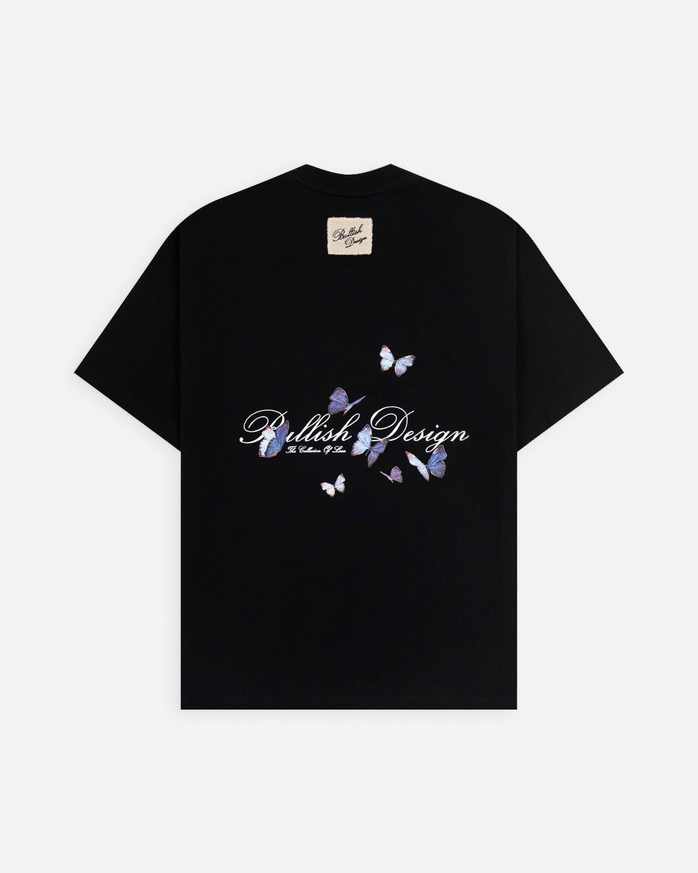 CAMISETA MONARCA NEGRA HOMBRE OVERSIZED