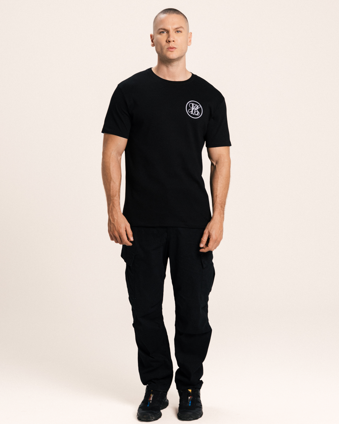 ARCHIMIDES BLACK T-SHIRT MEN