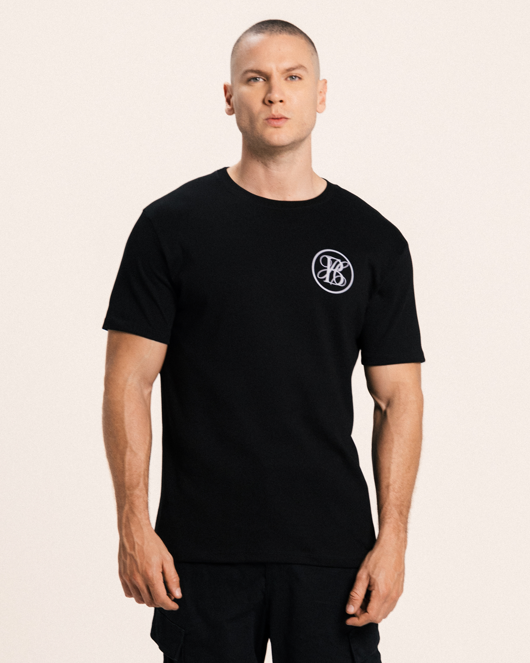 ARCHIMIDES BLACK T-SHIRT MEN