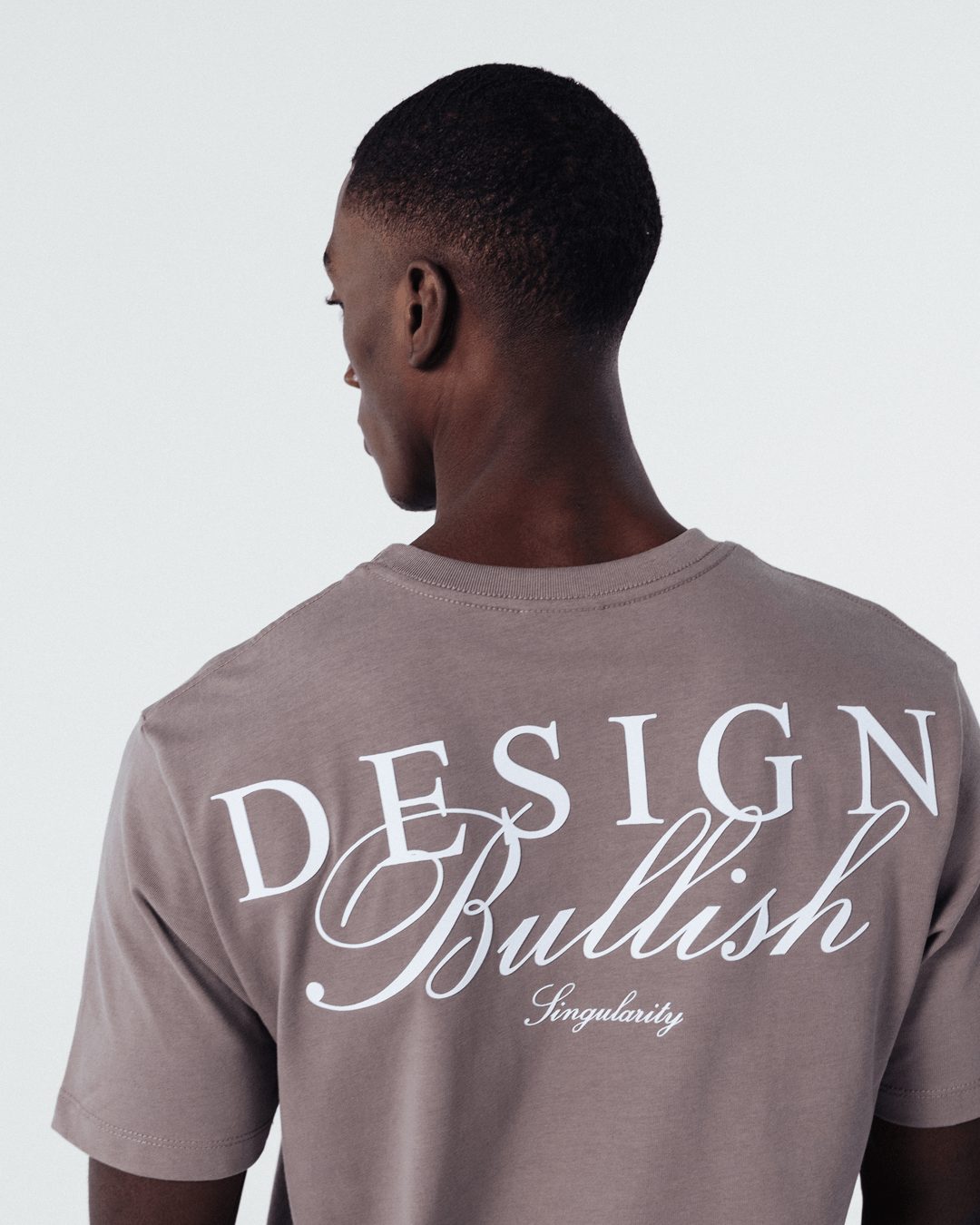 ALHNEA SOLID BROWN T SHIRT