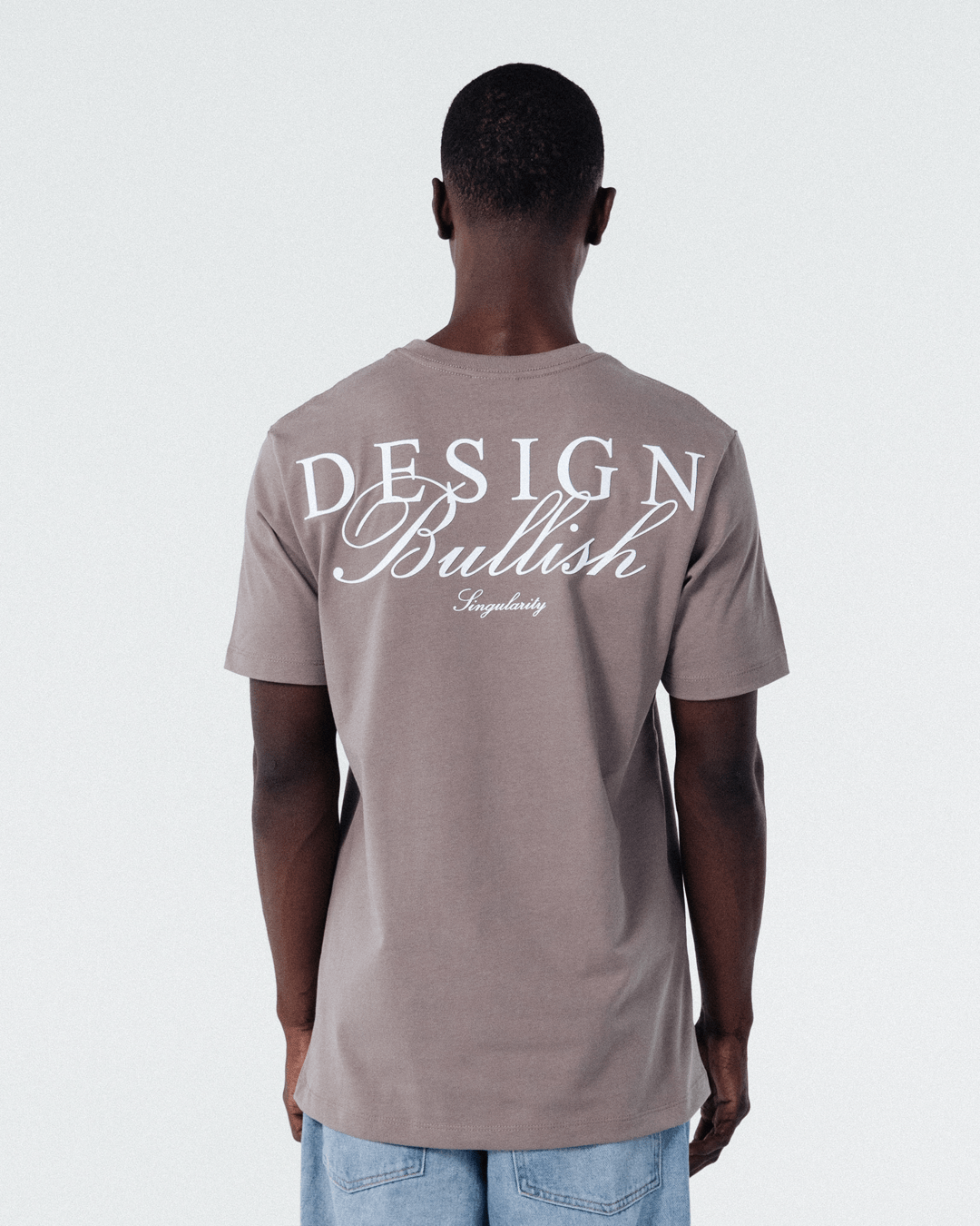 ALHNEA SOLID BROWN T SHIRT