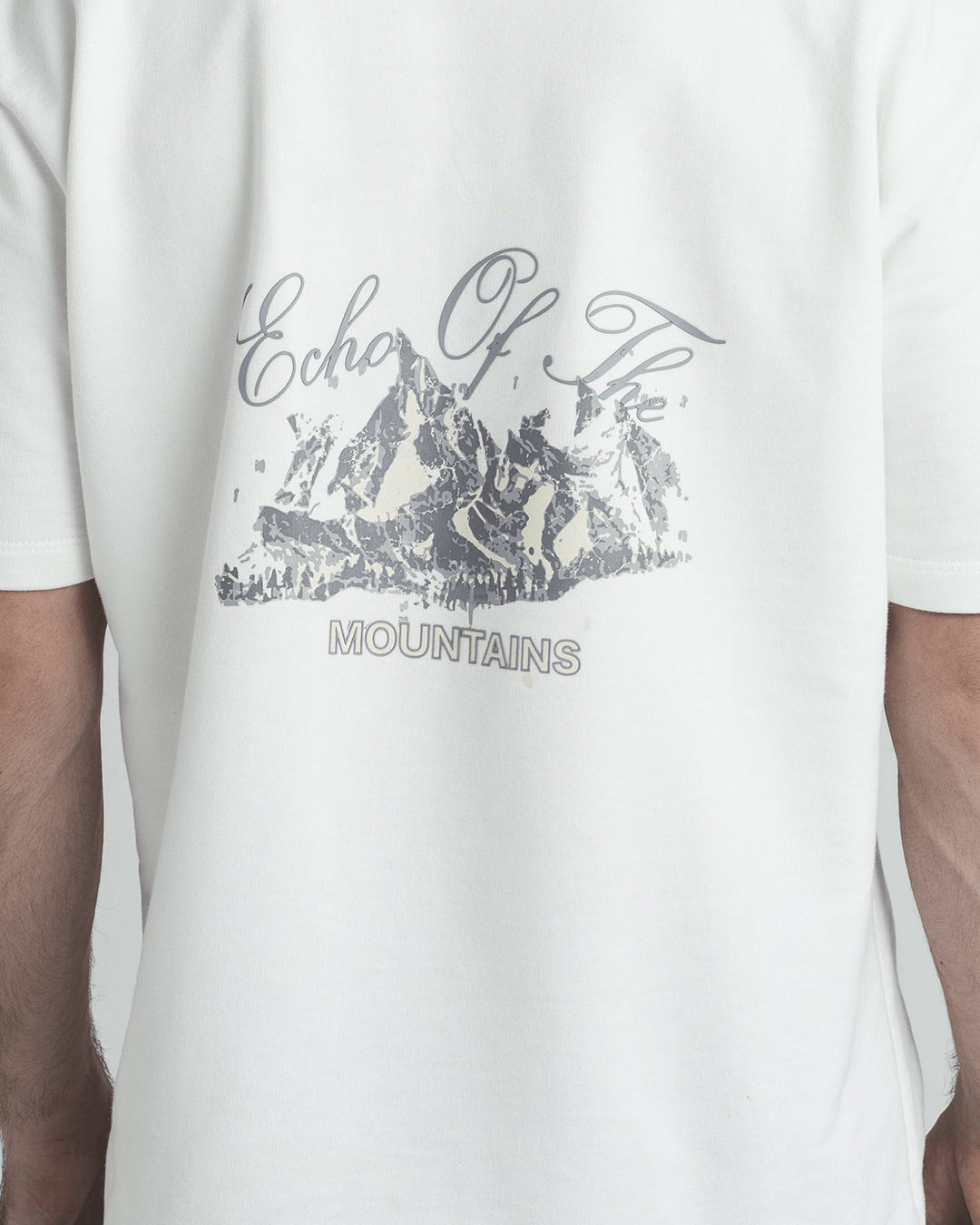 YOSEMITE SOLID WHITE OVERSIZED T SHIRT