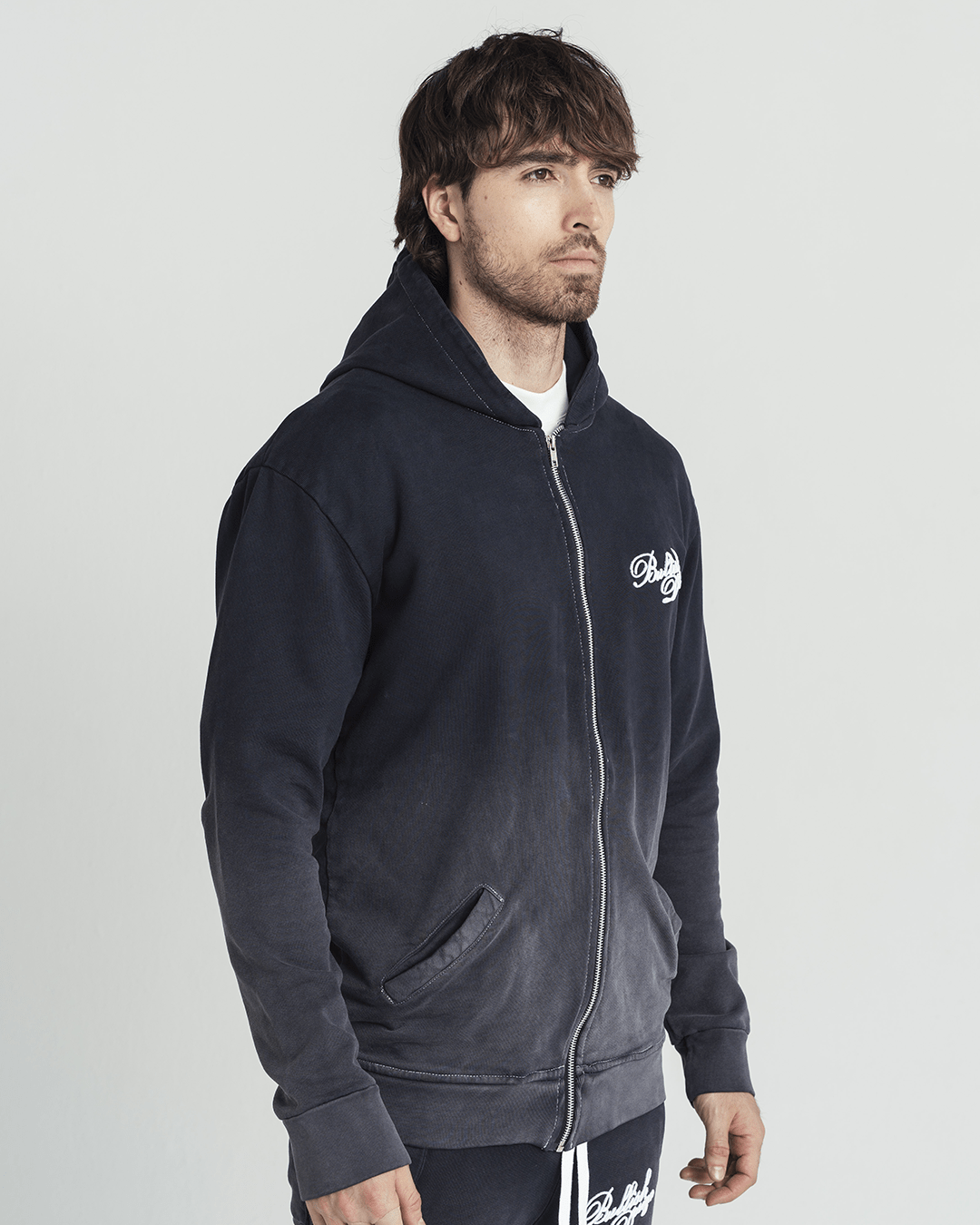 HOODIE GLACIER ACID WASH MEN