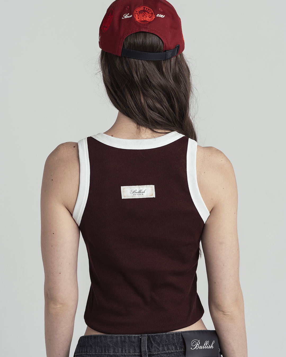 JASPER BURGUNDY TANK TOP WOMEN
