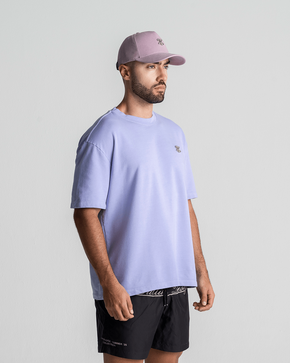 FREEDOM SOLID LILAC T SHIRT OVERSIZED