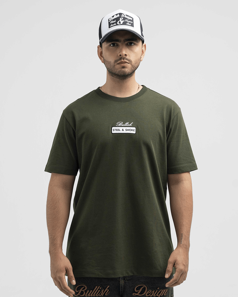 CAMISETA DRYWALL REGULAR FIT VERDE OSCURO