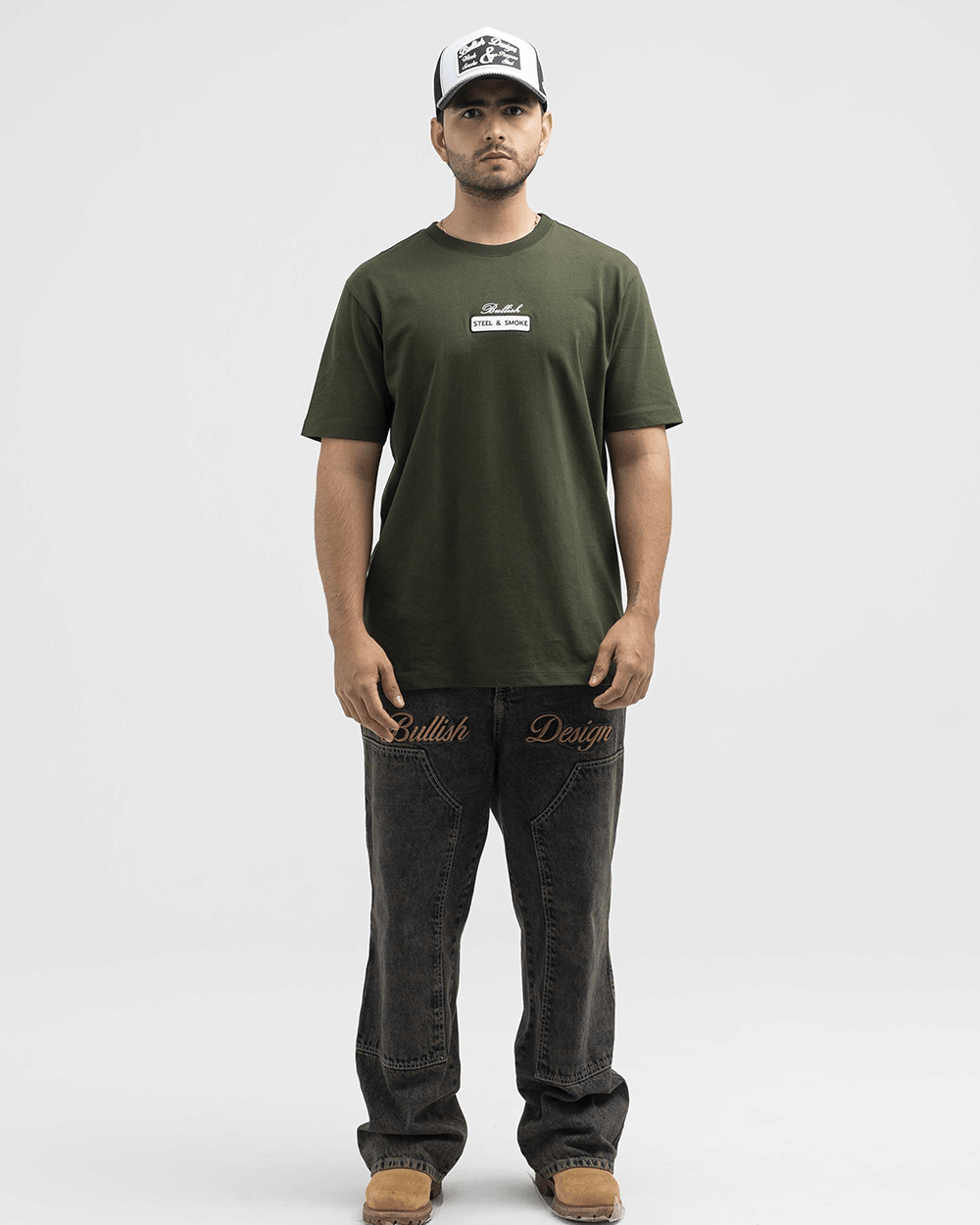 CAMISETA DRYWALL REGULAR FIT VERDE OSCURO