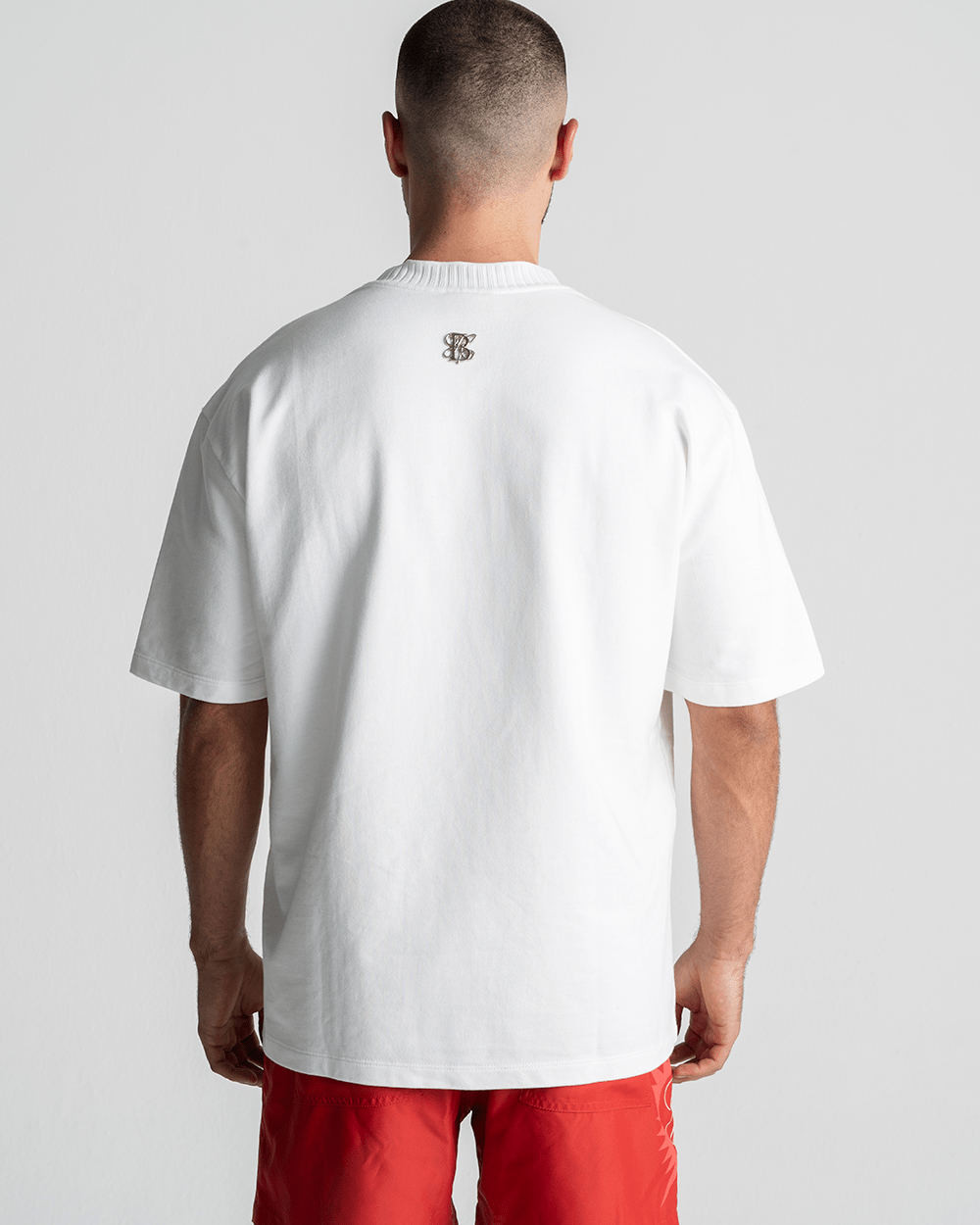 ISLAND SOLID WHITE OVERSIZED T SHIRT