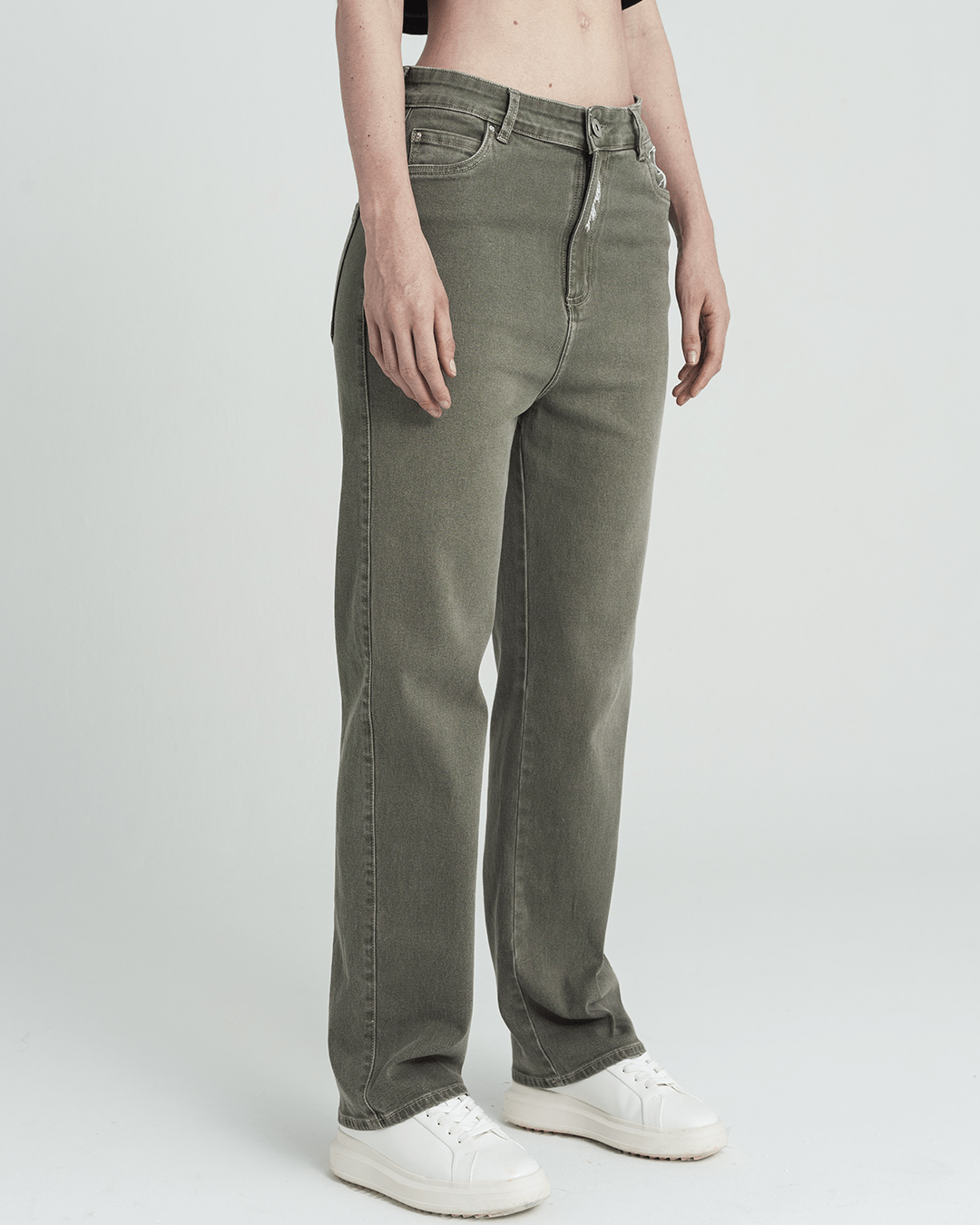 JEAN CANYON SOLID GREEN WOMEN