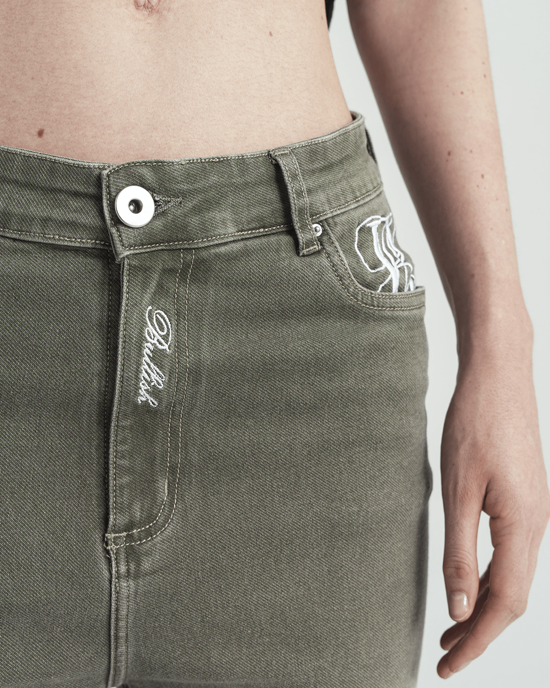 JEAN CANYON SOLID GREEN WOMEN