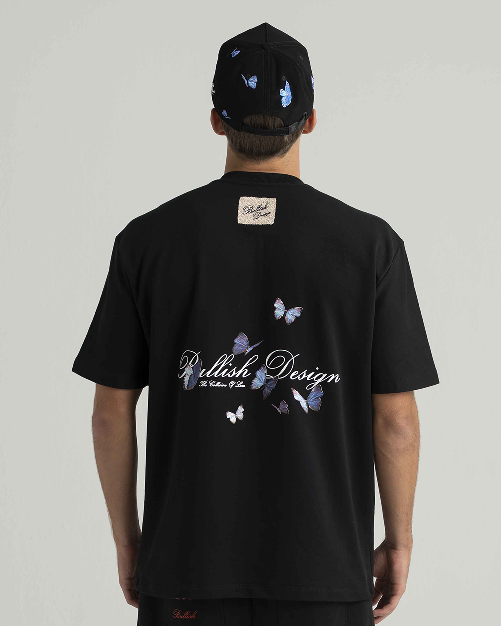 Camiseta Monarca Negra Hombre Oversized