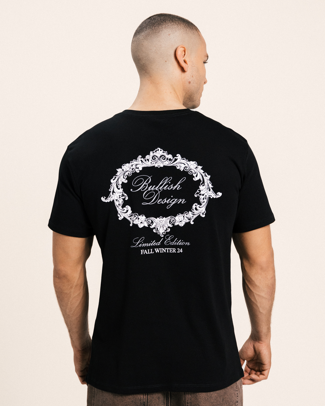 DA VINCI BLACK T SHIRT