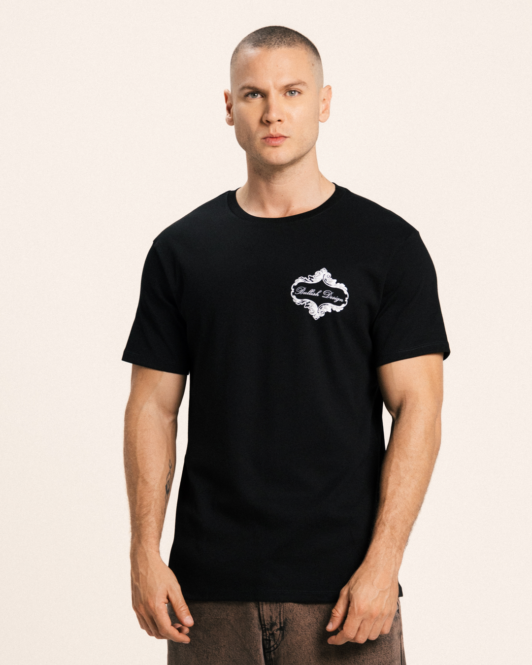 DA VINCI BLACK T SHIRT