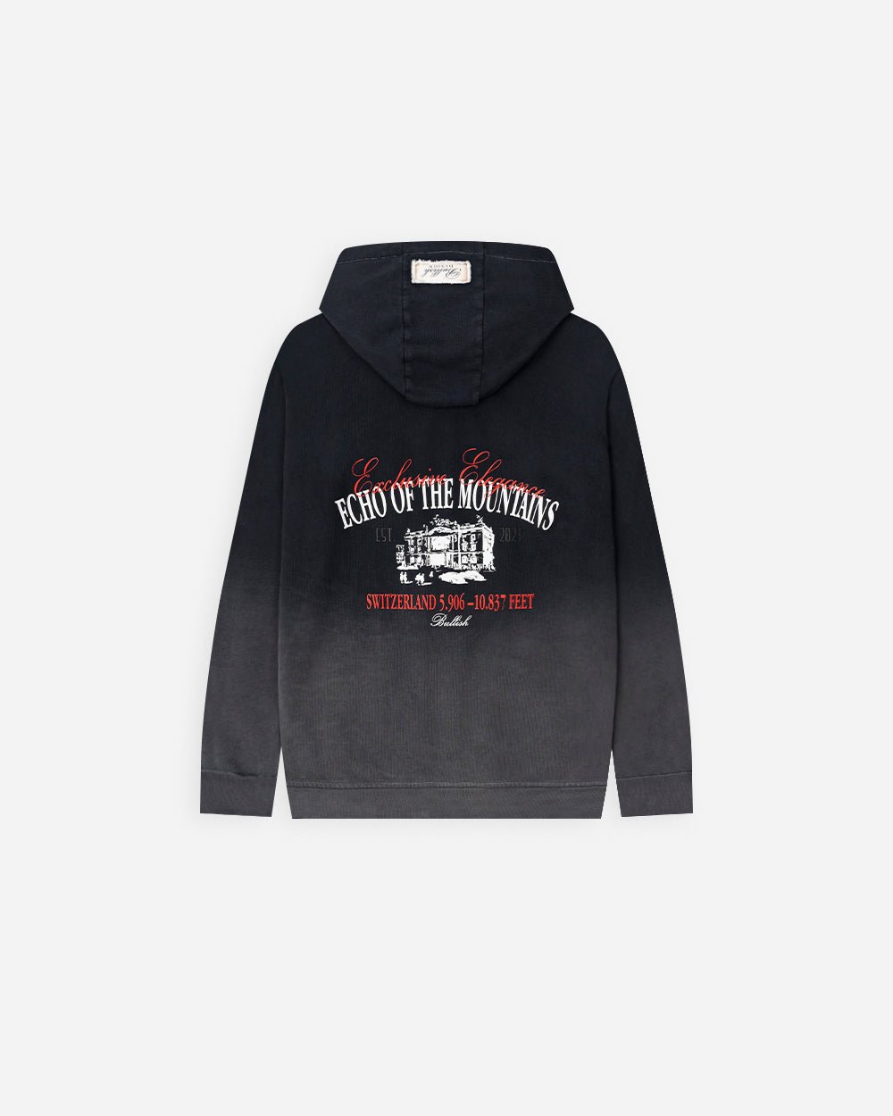HOODIE GLACIER ACID WASH MEN