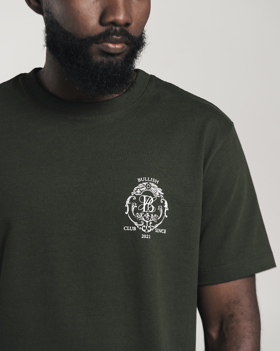 BEL AIR SOLID GREEN T SHIRT