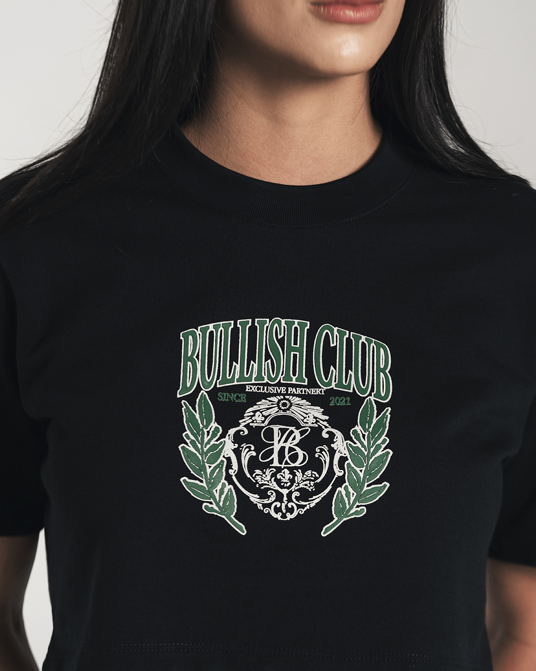 JOCKEY CLUB CROP TOP BLACK