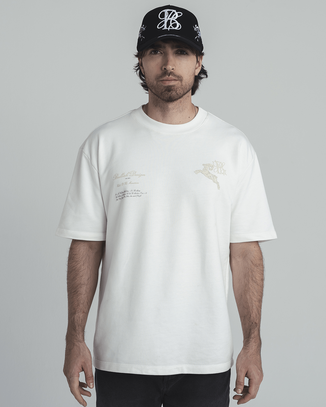 YOSEMITE SOLID WHITE OVERSIZED T SHIRT