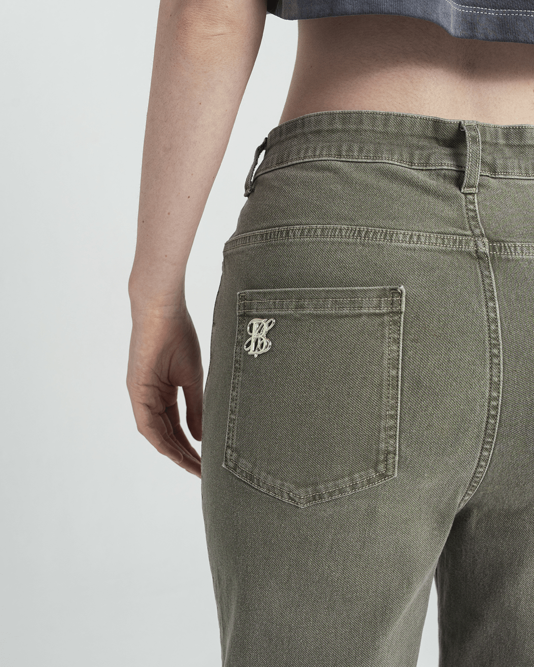 JEAN CANYON SOLID GREEN WOMEN
